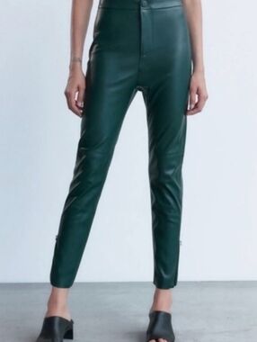 Zara Faux Leather Pants